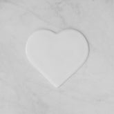 Placa Conmemorativa Cerámica con Foto, 13 cm de ancho – Porcelana en Forma de Corazón para Lápidas